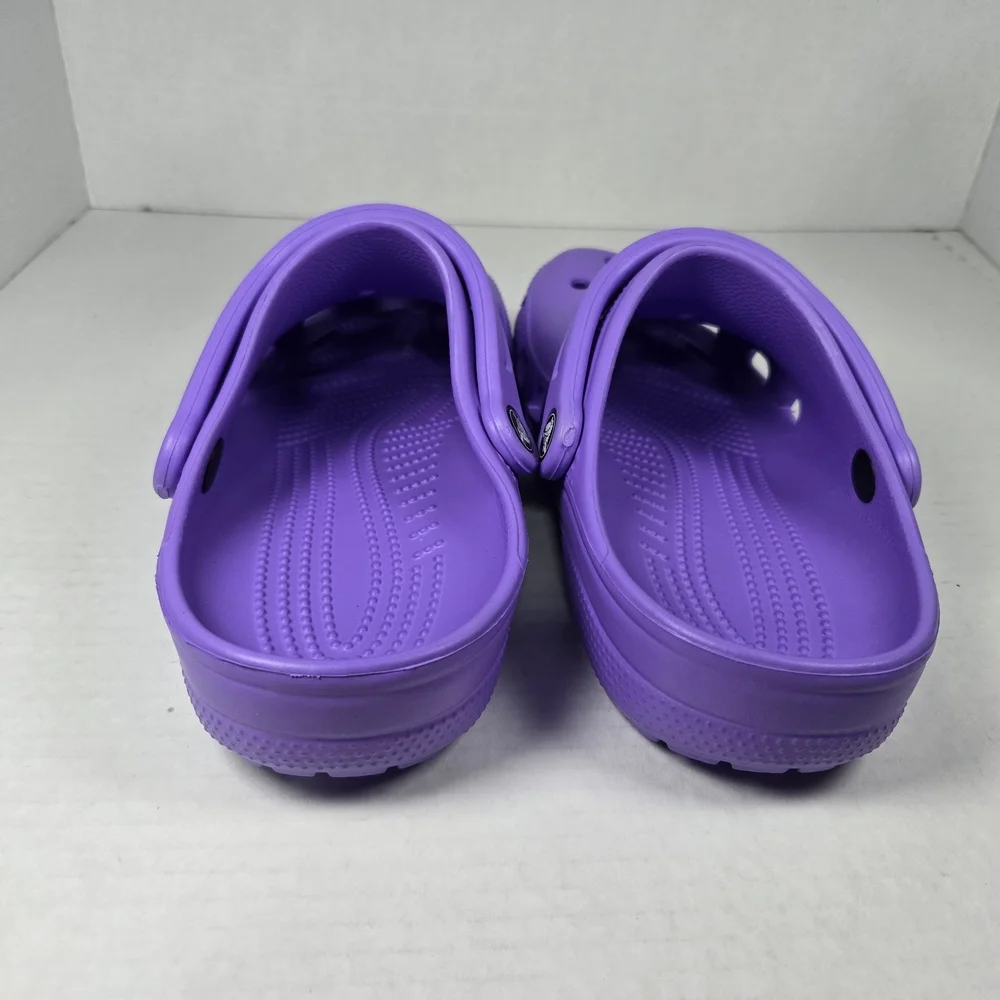 Crocs Kids Purple Classic Clog Slip-ons - Size J5 Big Girl 5